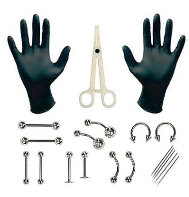 Professional Piercing Kit Stainless Steel Body Piercing 14G Simple Style Gadget Tool Set Piercing
Professional Piercing Kit Stainless Steel Body Piercing 14G Simple Style Gadget Tool Set Piercing
