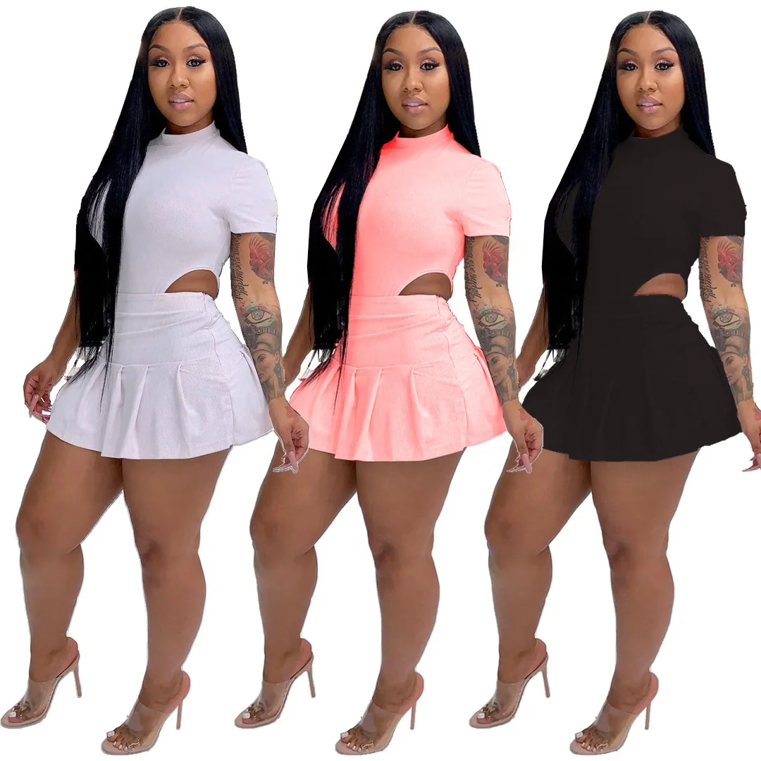 MT118-9176 Women Sexy Shirt Casual Wrinkle Skirt Summer Sport Skirt Set T-shirt Top 2 Pieces Skirt Outfits women clothing sets
MT118-9176 Women Sexy Shirt Casual Wrinkle Skirt Summer Sport Skirt Set T-shirt Top 2 Pieces Skirt Outfits women clothing sets