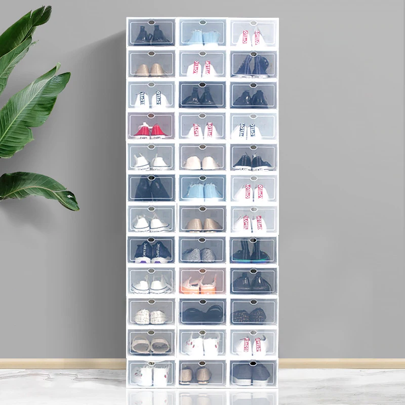 Multi-color Stackable Shoe Storage Box Home Drop Front Storage Box With Light Shoe Box Storage, White/black
Multi-color Stackable Shoe Storage Box Home Drop Front Storage Box With Light Shoe Box Storage, White/black