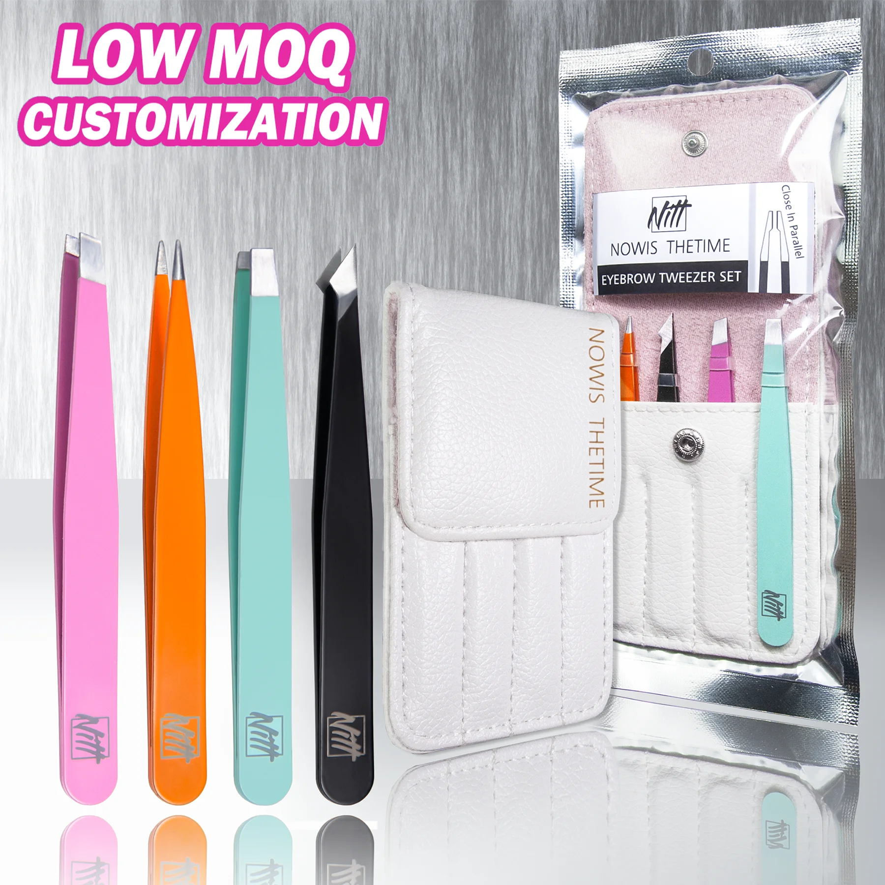 4 Pcs Professional Colorful Mini Cute Eyebrow Tweezer Set with Storage Bag and Package, Pink, yellow, blue, black
4 Pcs Professional Colorful Mini Cute Eyebrow Tweezer Set with Storage Bag and Package, Pink, yellow, blue, black