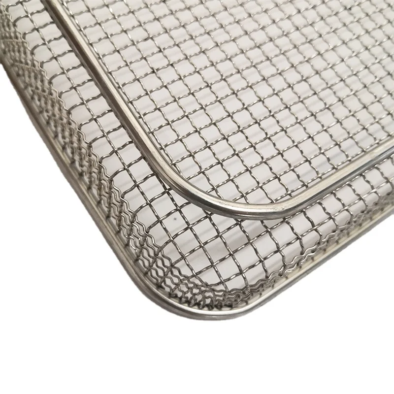 Customized 304 stainless steel wire mesh food tray and food dehydrator tray for dryer
Customized 304 stainless steel wire mesh food tray and food dehydrator tray for dryer