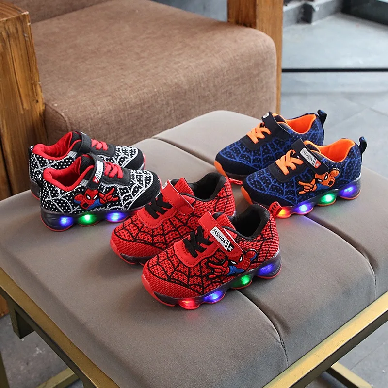 baby boys shoelaces lighted sport spider kids shoes with led sole monk-straps, Picture
baby boys shoelaces lighted sport spider kids shoes with led sole monk-straps, Picture