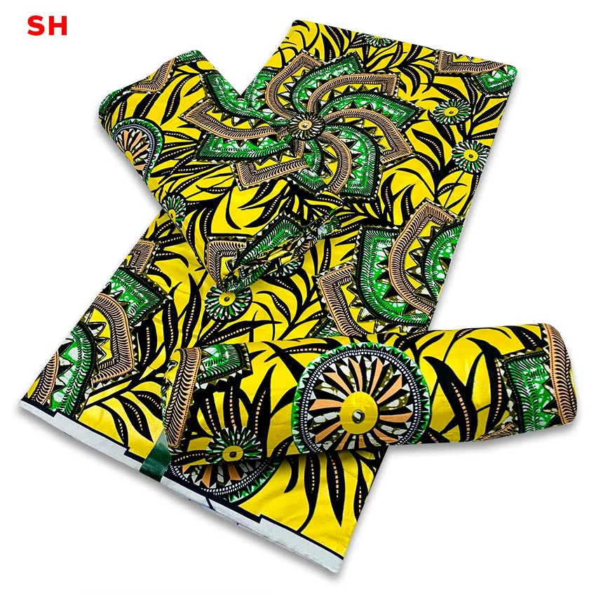 High Quality African Gold Wax Print Fabric Beautiful Women Gold Color Wax Dress 
High Quality African Gold Wax Print Fabric Beautiful Women Gold Color Wax Dress