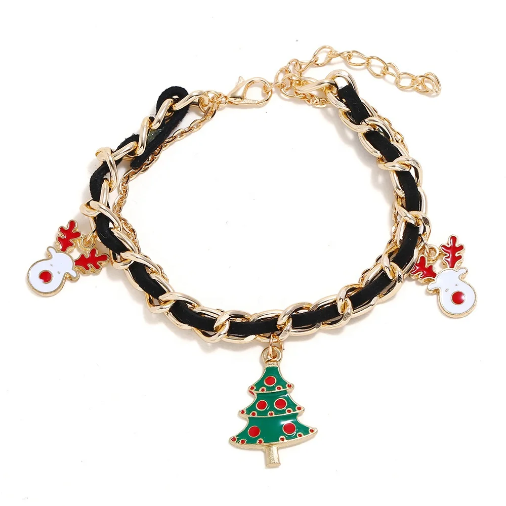 Ziming New Epoxy Christmas Pendant Chain Bracelet Santa Elk Snowman Bracelet Festival Bracelet Factory Direct Sale, Multiple color
Ziming New Epoxy Christmas Pendant Chain Bracelet Santa Elk Snowman Bracelet Festival Bracelet Factory Direct Sale, Multiple color