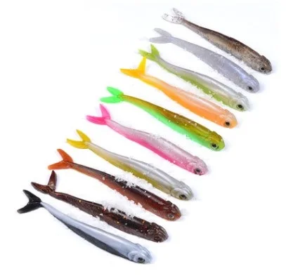 Popular soft bait 8.9cm 3.1g artificial soft fishing lure soft worm shad bionic bait, 10 colors
Popular soft bait 8.9cm 3.1g artificial soft fishing lure soft worm shad bionic bait, 10 colors