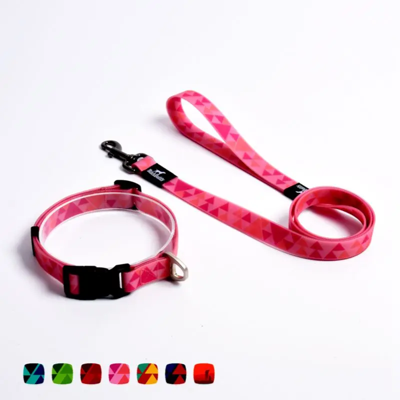 Hot selling custom colorful Pet collar PVC waterproof easy clean printing dog training collar supplies fashion luxury dog collar
Hot selling custom colorful Pet collar PVC waterproof easy clean printing dog training collar supplies fashion luxury dog collar