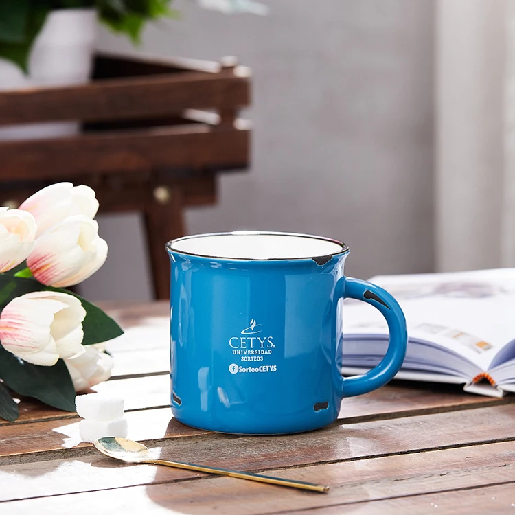 new -arrival customized vintage style blue nordic drinking cup enamel coffee ceramic mugs with handle
new -arrival customized vintage style blue nordic drinking cup enamel coffee ceramic mugs with handle