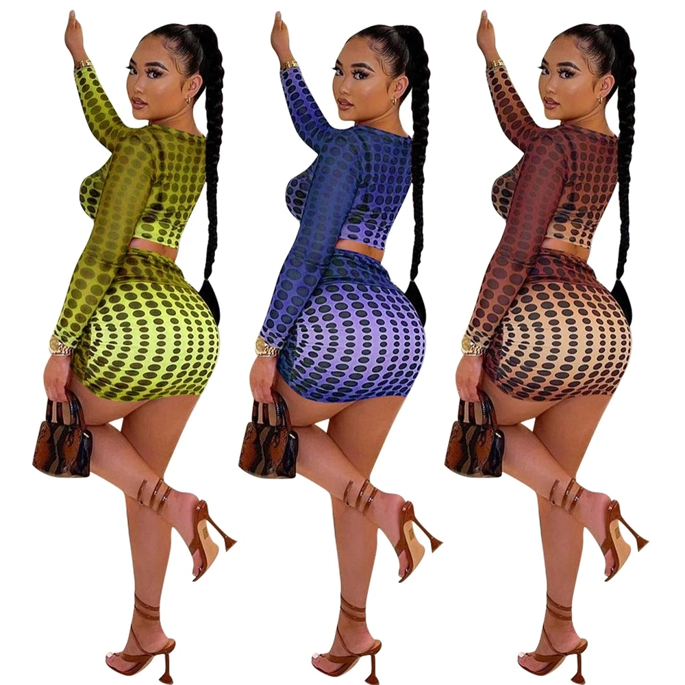 2022 Spring Fashion Dots Sexy 2 Piece Dress Crop Top And Mini Skirts Two Piece Shorts Set Outfits Mini Dress Women Clothing
2022 Spring Fashion Dots Sexy 2 Piece Dress Crop Top And Mini Skirts Two Piece Shorts Set Outfits Mini Dress Women Clothing