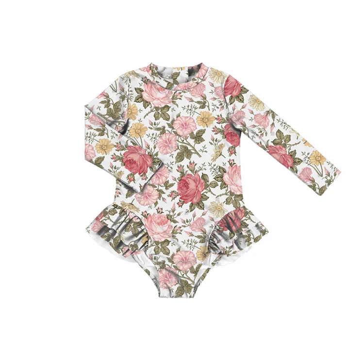 New Baby Kid Girls Swimwear Summer Quick Dry Long Sleeve Toddler Kids Ruffles One Piece Bikini Swimsuit Princess Bathing Suit, Multicolor
New Baby Kid Girls Swimwear Summer Quick Dry Long Sleeve Toddler Kids Ruffles One Piece Bikini Swimsuit Princess Bathing Suit, Multicolor