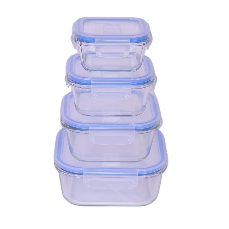 Microwave Oven Heating Refrigerator Square Health Food Storage Container With Airtight Clip Silica Gel Lid, Clear
Microwave Oven Heating Refrigerator Square Health Food Storage Container With Airtight Clip Silica Gel Lid, Clear