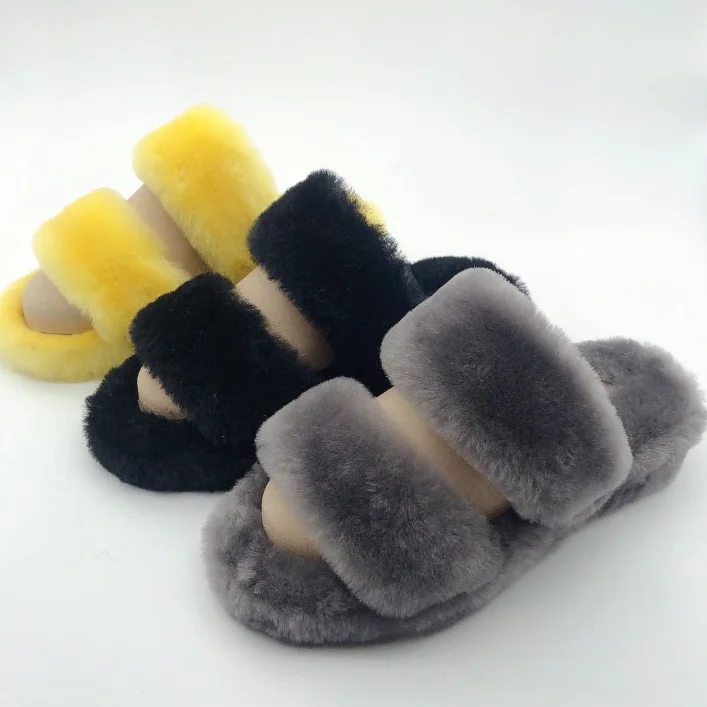 Luxury Fashion Women Fur Open Toe Fluffy House indoor outdoor sheepskin Slides Ug Women wool Slippers, Black,gary,yellow,cream color,leopard print
Luxury Fashion Women Fur Open Toe Fluffy House indoor outdoor sheepskin Slides Ug Women wool Slippers, Black,gary,yellow,cream color,leopard print