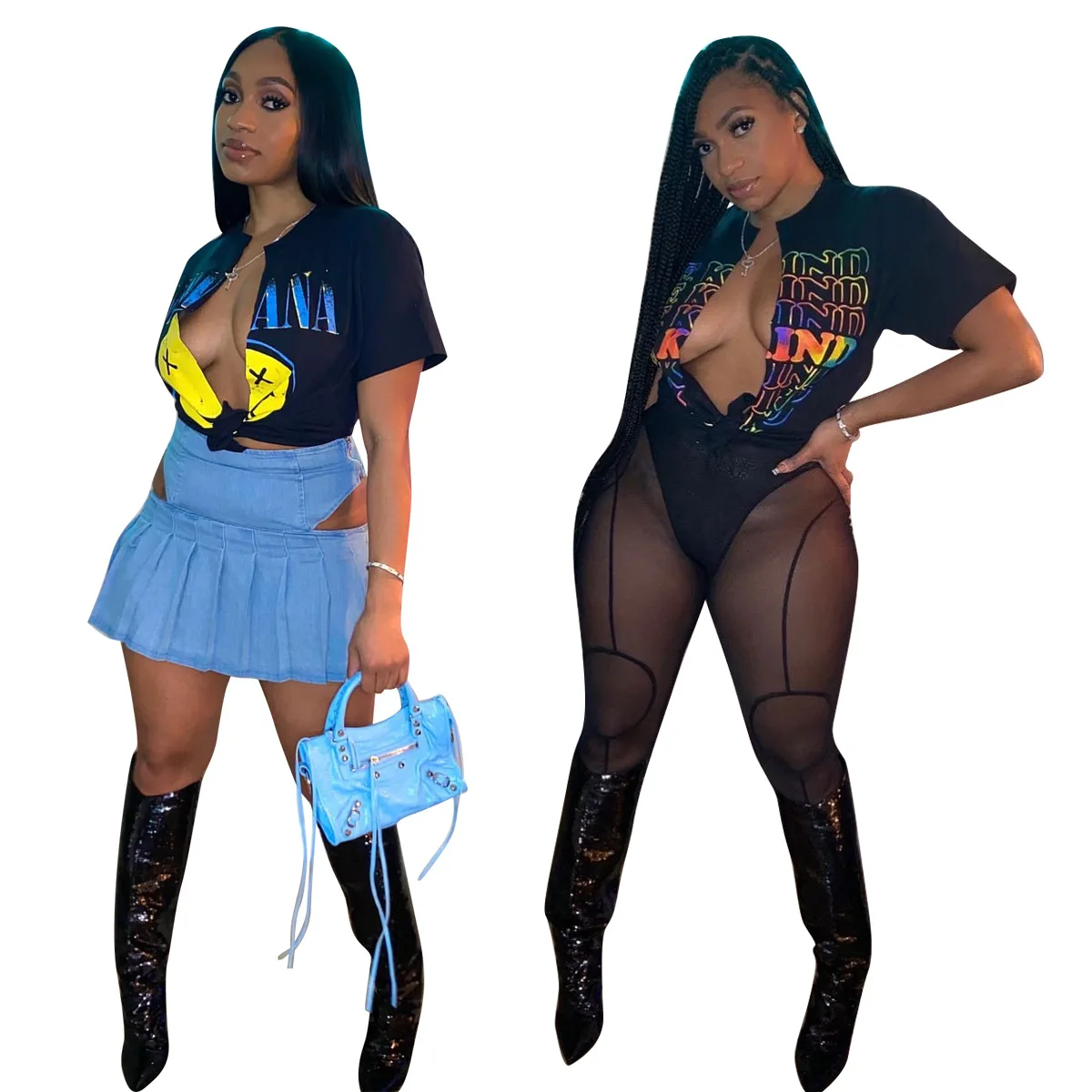 2022 Tees T Shirt Letters Print Open Front Women Short Sleeves Fashion Sexy Top T-Shirt Sexy Women Graphic T Shirts, As show
2022 Tees T Shirt Letters Print Open Front Women Short Sleeves Fashion Sexy Top T-Shirt Sexy Women Graphic T Shirts, As show