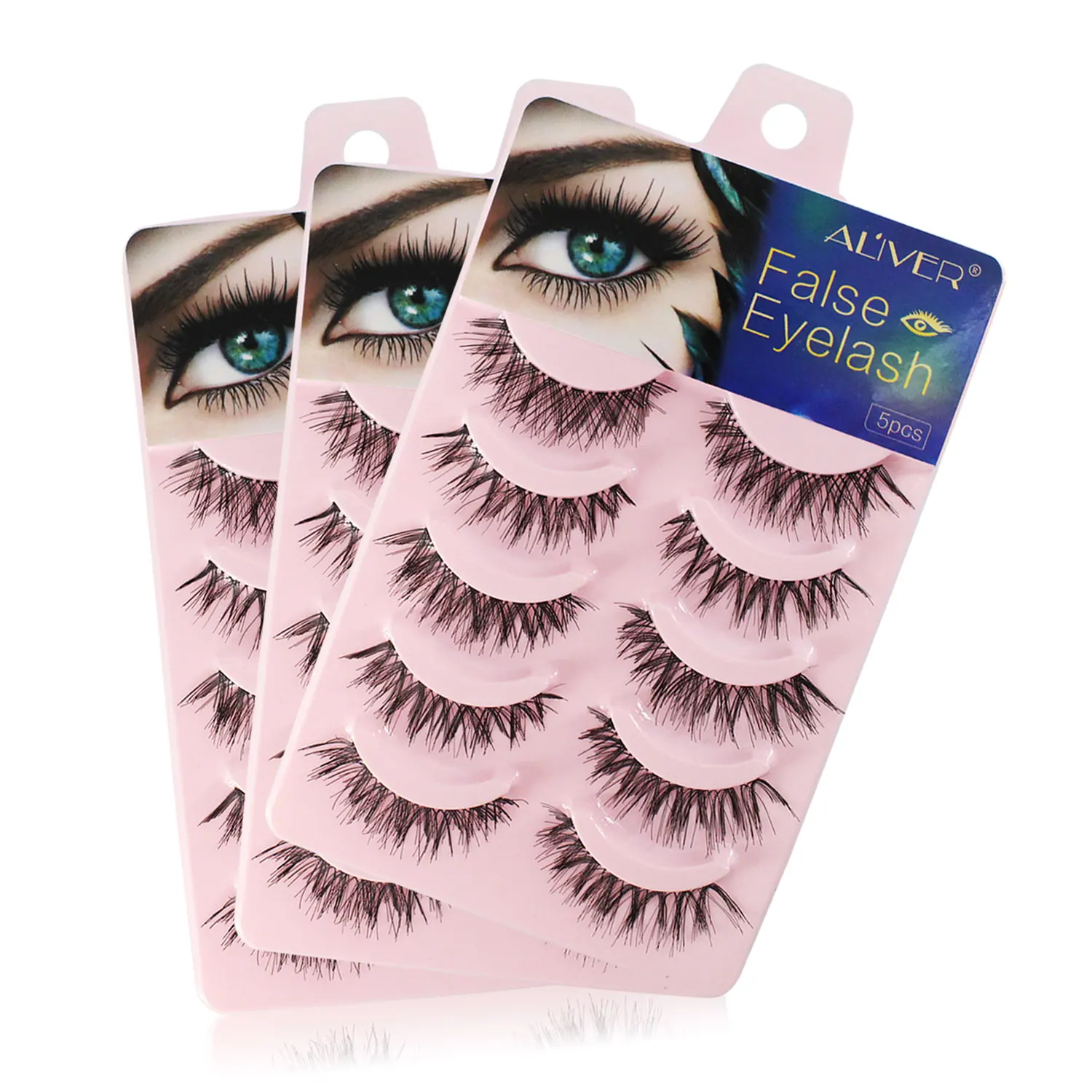 ALIVER natural eyelashes wholesale 5d fluffy full strip faux mink eyelashes black cotton band false eye lashes
ALIVER natural eyelashes wholesale 5d fluffy full strip faux mink eyelashes black cotton band false eye lashes