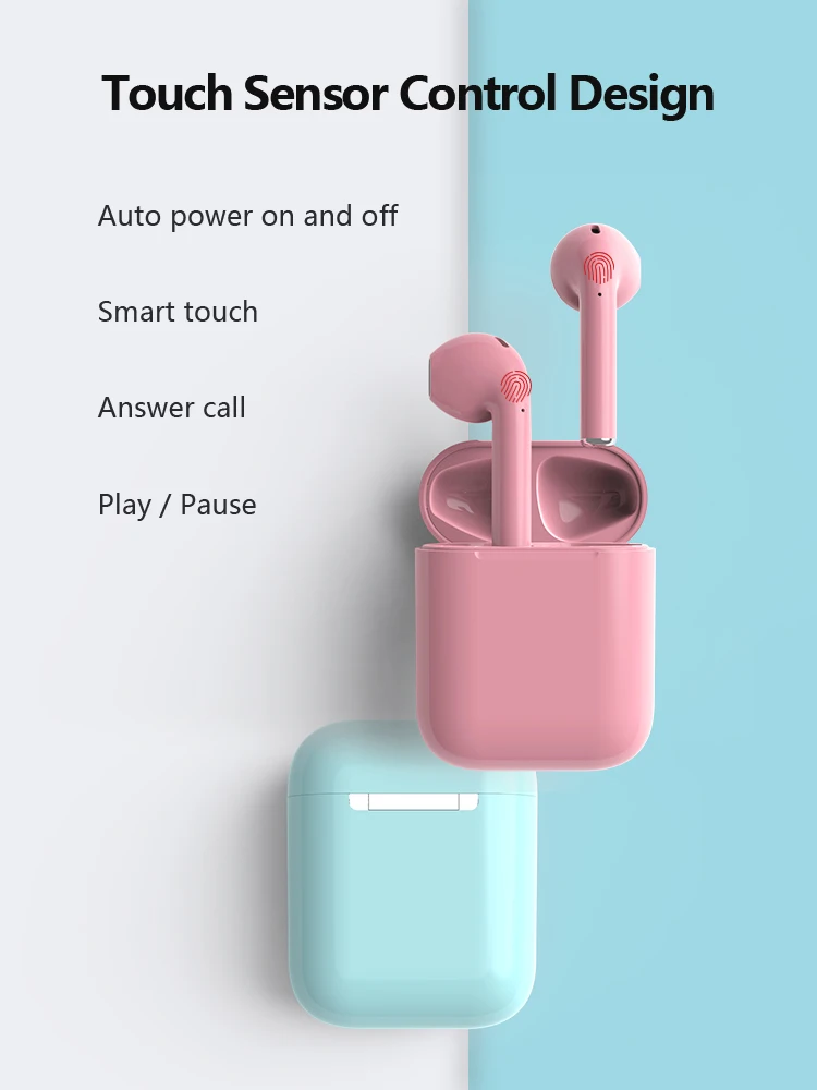 New arrivals 2019 amazon tws wireless bluetooth 5.0 headphone cheap audifonos i11 i12tws i17 earbuds i10 tws - ANKUX.COM