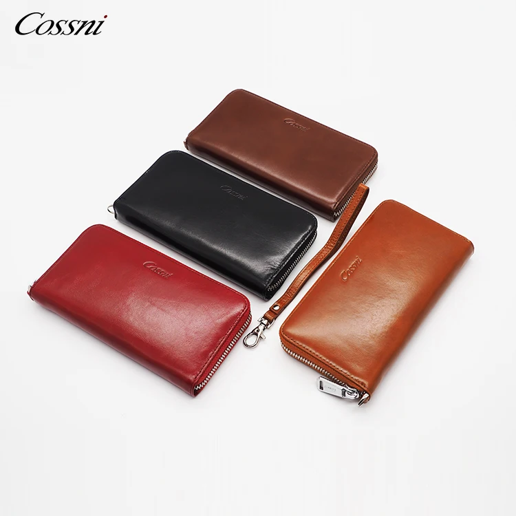 Fashion 100% Real Leather Women Clutch Purse with Strap Long Handle Wallet
Fashion 100% Real Leather Women Clutch Purse with Strap Long Handle Wallet