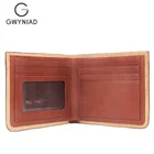 High Quallity Men Gift Genuine Leather Wallet Luxury Credit Bifold