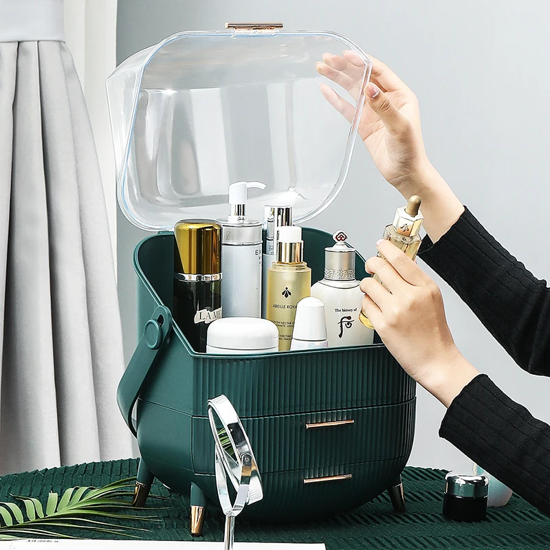 Multifunctional Professional beauty cosmetic case Makeup Storage Box Portable Cosmetic Organiser Make Up Storage Box with Handle
Multifunctional Professional beauty cosmetic case Makeup Storage Box Portable Cosmetic Organiser Make Up Storage Box with Handle