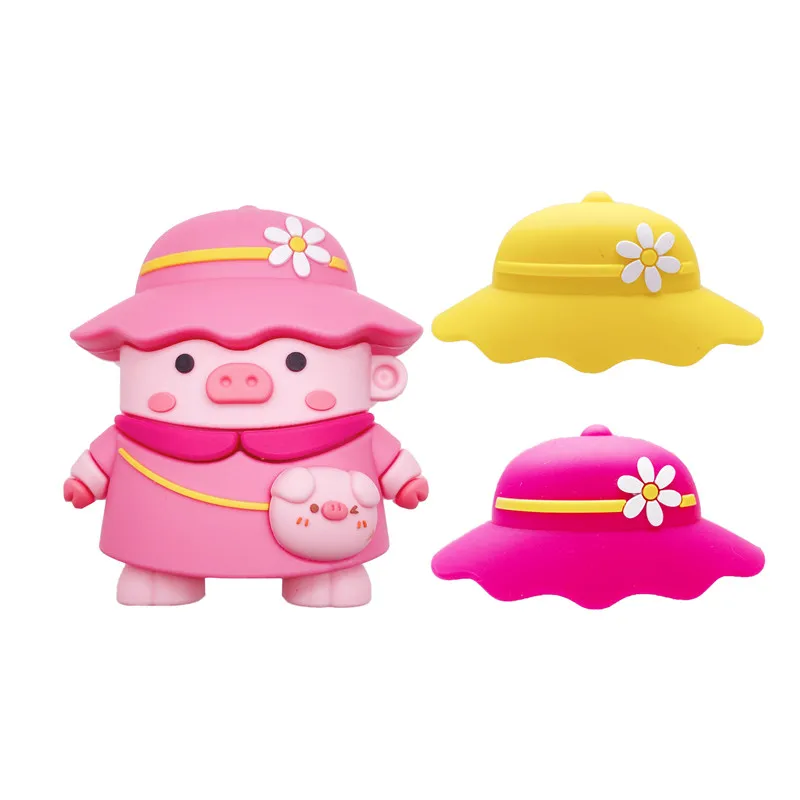 2020 New 3D Cartoon Cute Pig with 3 Colorful Hat Designers Silicone Cases Cover for Airpods 1/2 for Airpods Pro
2020 New 3D Cartoon Cute Pig with 3 Colorful Hat Designers Silicone Cases Cover for Airpods 1/2 for Airpods Pro