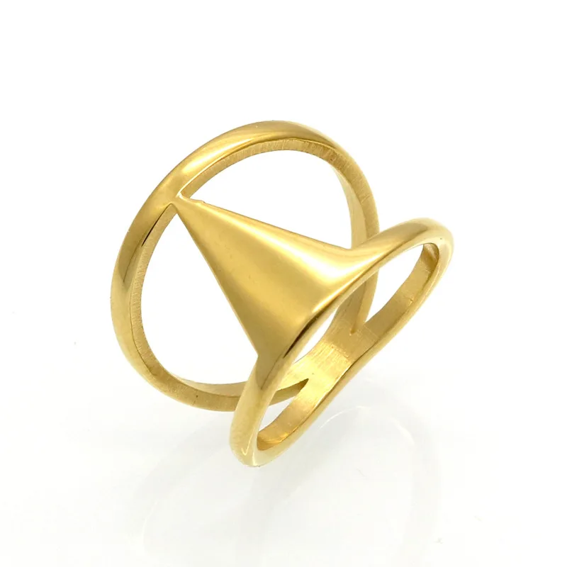 Korean style simple fashion personality geometric triangle shape two ring ring stainless steel jewelry for women wholesale, Colorful
Korean style simple fashion personality geometric triangle shape two ring ring stainless steel jewelry for women wholesale, Colorful