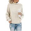 Knitted sweaters & Acrylic Women Knitwear irregular & loose & breathable