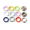 Good Price Factory Directly Supplier Crystal Pearl Metal Ring Prong Snap Buttons for Baby Clothes Clothing