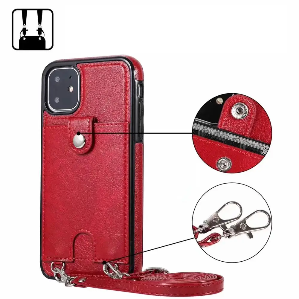 Multifunction Card Slot Leather Wallet Tpu Shoulder Strap crossbody phone Case For iPhone 8 plus for samsung note 8 9 10
Multifunction Card Slot Leather Wallet Tpu Shoulder Strap crossbody phone Case For iPhone 8 plus for samsung note 8 9 10