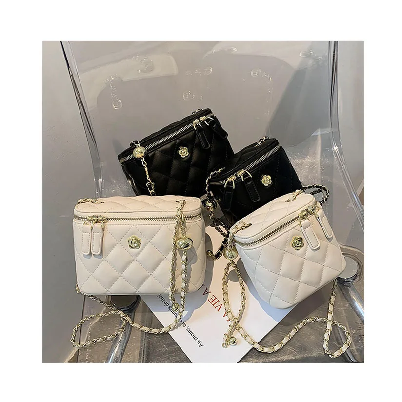 Girls Diamond Lattice Chic Zipper Tote Bag Fashion Chain Shoulder Handbag Classic Thread Crossbody Purse Luxury Messenger Bolsa
Girls Diamond Lattice Chic Zipper Tote Bag Fashion Chain Shoulder Handbag Classic Thread Crossbody Purse Luxury Messenger Bolsa