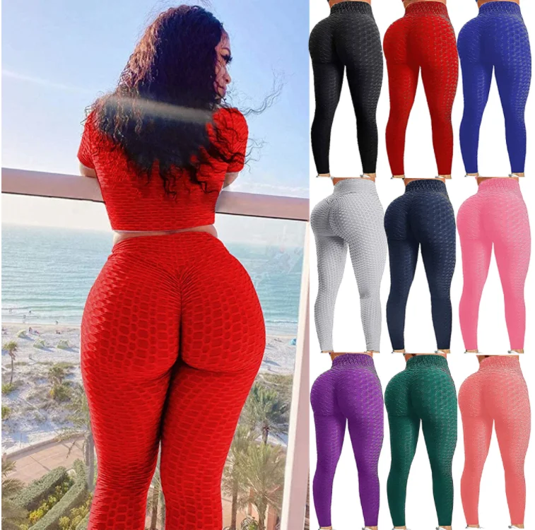 High Quality high stretch plus size bubble fabric butt lifting women leggings with custom private label, 13 colors
High Quality high stretch plus size bubble fabric butt lifting women leggings with custom private label, 13 colors