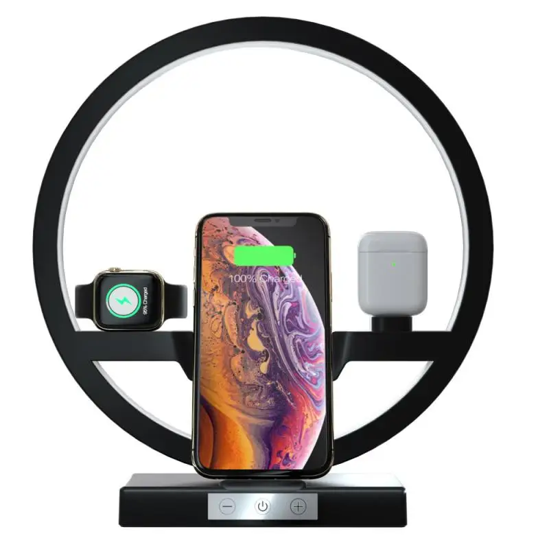 Foldable magnetic wireless charger for Phone Watch 4 in 1 magnet dual core charger 10W fast charging charger
Foldable magnetic wireless charger for Phone Watch 4 in 1 magnet dual core charger 10W fast charging charger