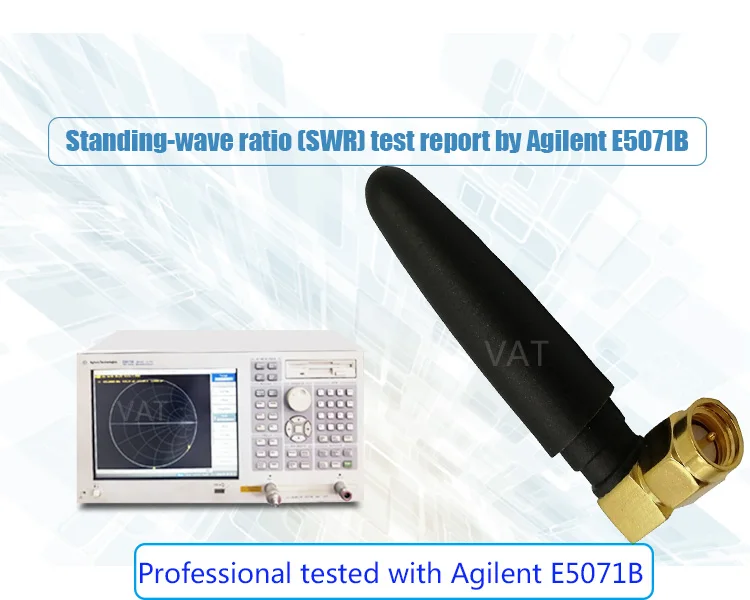 2.5dBi Gain Omni Directional WIFI 2.4GHz Zigbee WIFI Elbow Antenna - ANKUX.COM