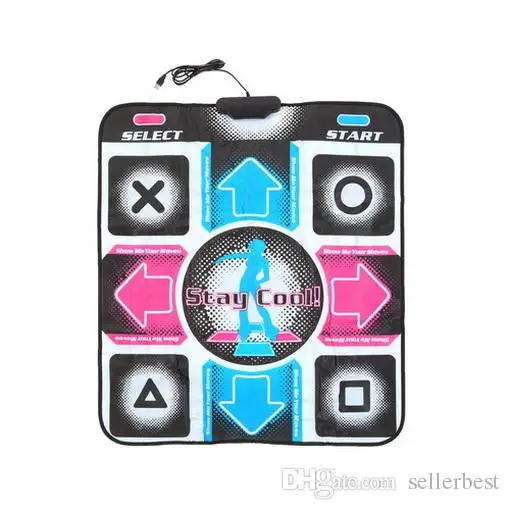 With English Song HD Non-Slip Dancing Step Dance Mat Pad Pads Dancer Blanket Fitness Equipment Revolution Foot Print Mat