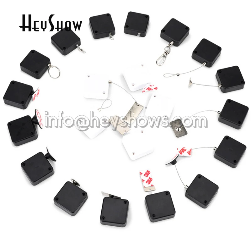 Retractable Security Pull Box Anti Theft Recoiler Universal Display Tether Cable White Black
Retractable Security Pull Box Anti Theft Recoiler Universal Display Tether Cable White Black