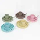 Dinner Plate New Arrived Unbreakable Eco-Friendly Silicone Kitchen Dinner Plate Dinnerware Sets