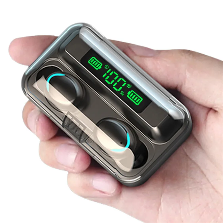 Hot sale F9-5 wireless earphone V5.0 Headphones earbuds Touch Key LED Display Power Bank Works Android iOS smartphones F9 Tws, Black ,white
Hot sale F9-5 wireless earphone V5.0 Headphones earbuds Touch Key LED Display Power Bank Works Android iOS smartphones F9 Tws, Black ,white