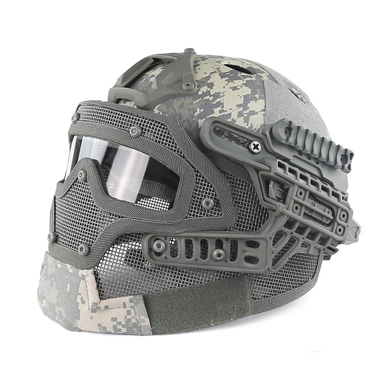 Factory direct sale new unisex solid color professional two-in-one tactical helmet, Black, green, mud color, gray
Factory direct sale new unisex solid color professional two-in-one tactical helmet, Black, green, mud color, gray