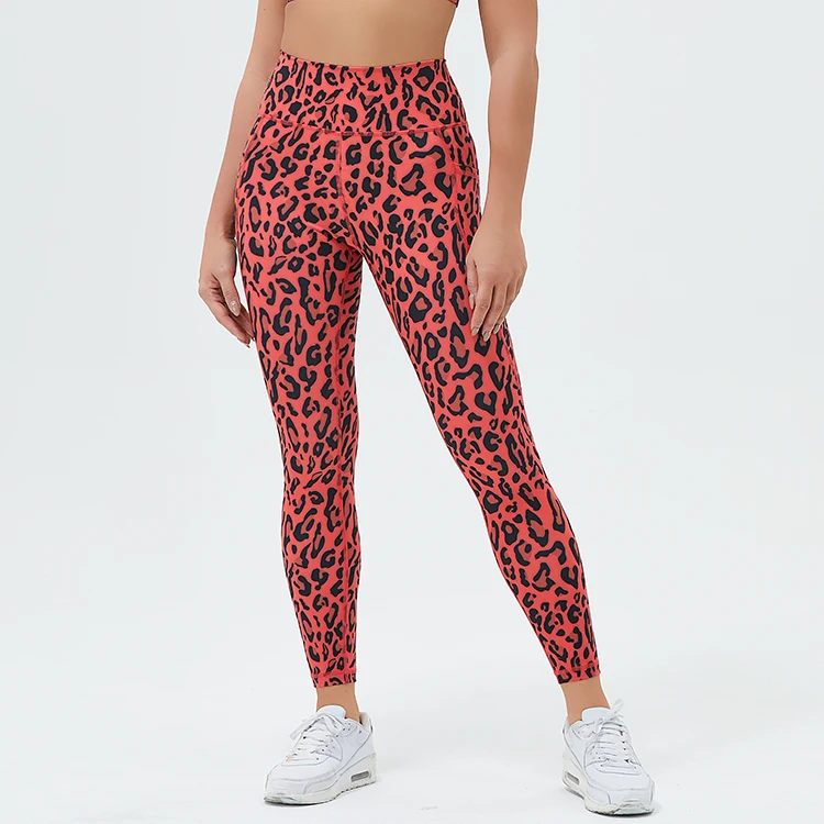 Wholesale Workout Gym Leggings Fitness Yoga Pants Leopard Print Trousers With Pockets For Women
Wholesale Workout Gym Leggings Fitness Yoga Pants Leopard Print Trousers With Pockets For Women