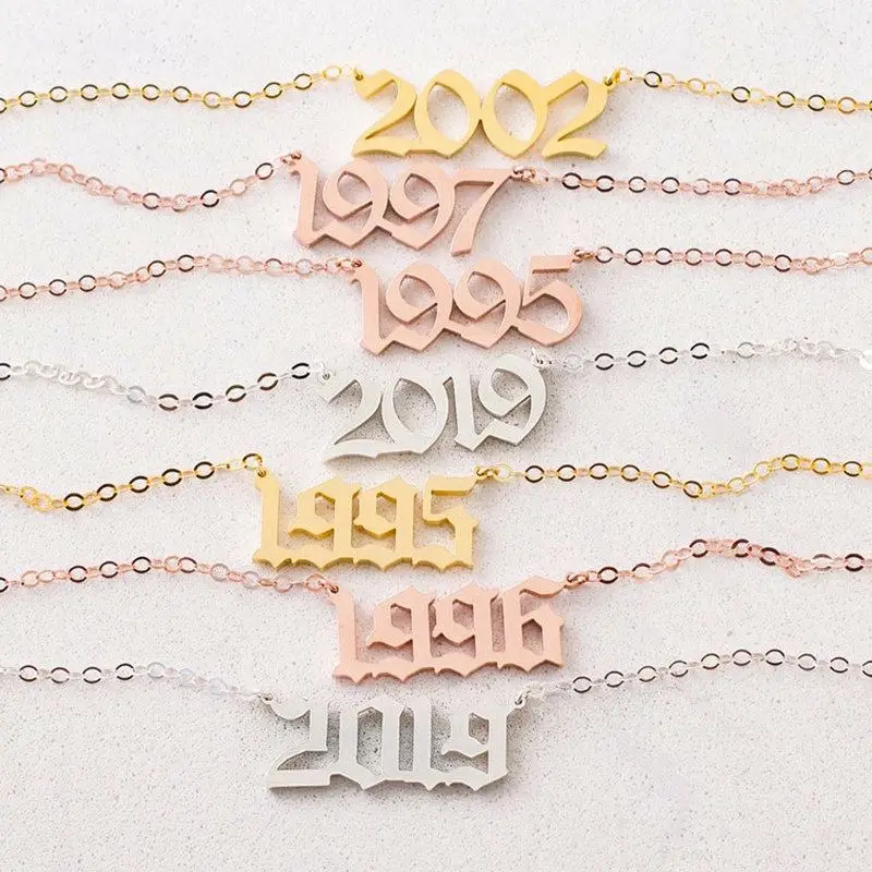 Personalised Creative DIY Customized Year Name Plate Necklace Cham For Women Men Jewelry, Customized color
Personalised Creative DIY Customized Year Name Plate Necklace Cham For Women Men Jewelry, Customized color