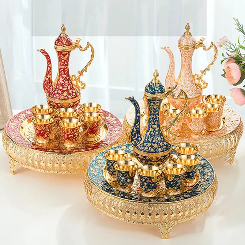 2020 new design China manufacturer luxury ramadan gifts of 9pcs red tea cup set with tray/zamzam set, Color
2020 new design China manufacturer luxury ramadan gifts of 9pcs red tea cup set with tray/zamzam set, Color