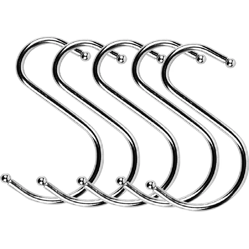 S shaped stainless steel Closet Storage over door hook S shaped hanger metal hook 
S shaped stainless steel Closet Storage over door hook S shaped hanger metal hook
