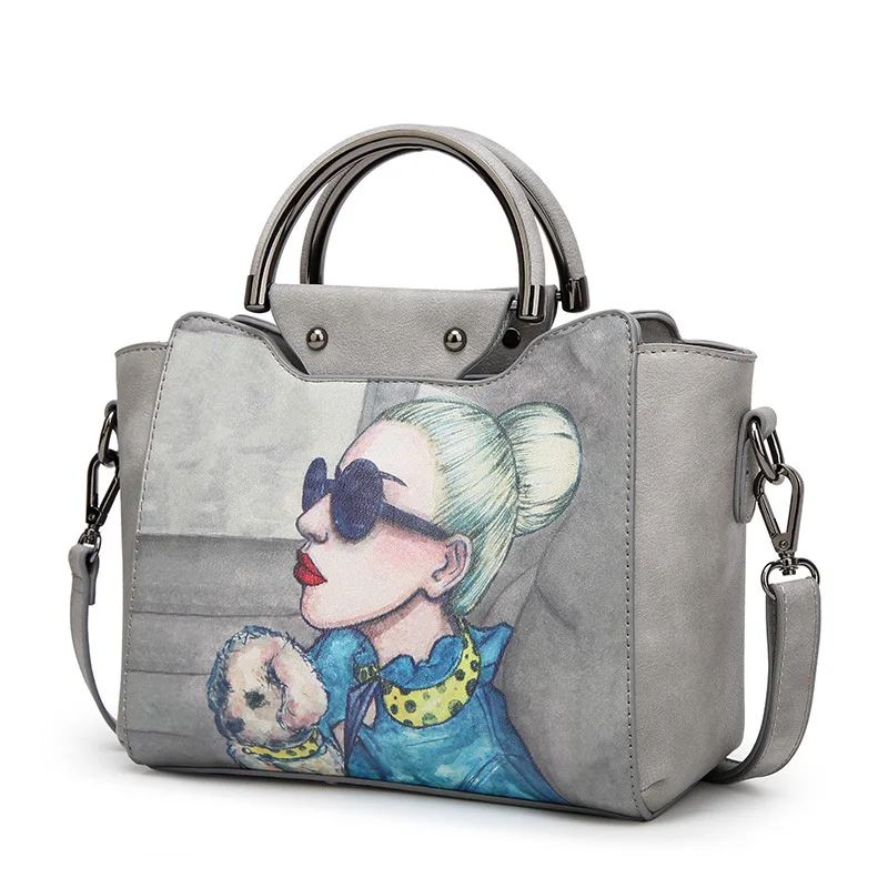 Women Shoulder Bags Cartoon Printed Handbags Leather Cartoon Printed Handbags Simple Pouch Hot Sale Messenger Bag Designers
Women Shoulder Bags Cartoon Printed Handbags Leather Cartoon Printed Handbags Simple Pouch Hot Sale Messenger Bag Designers