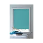 Manual Colourful Fabric Roller Blind with Aluminum Rail for Windows