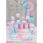Paper Table Paper Honeycomb Nicro 4Pcs 6" Mini Gender Reveal Paper Honeycomb Centerpiece Table Decorations