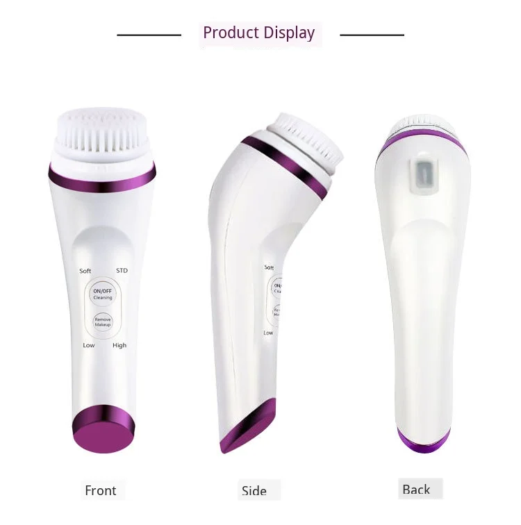 2021New 3 in 1 Facial Cleaning Brush Silicone Facial Brush Deep Cleansing Pores Cleaner Facial Massage Skin Care Facial Brush, Purple
2021New 3 in 1 Facial Cleaning Brush Silicone Facial Brush Deep Cleansing Pores Cleaner Facial Massage Skin Care Facial Brush, Purple