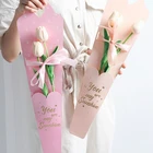 Kraft Paper Flower Bags Flowers Wrapping Gift Flower Packaging Home Decoration packaging products for Valentine's Day