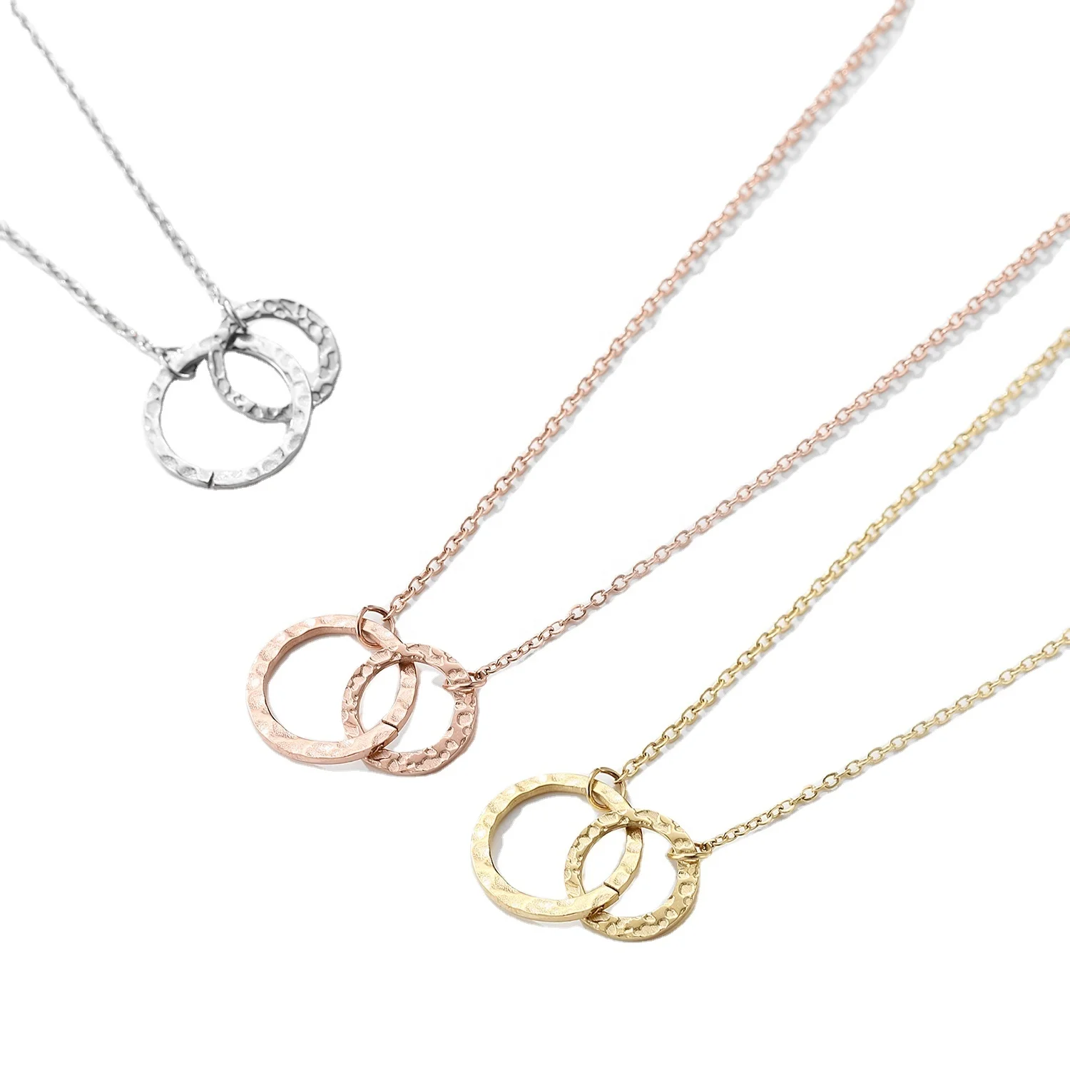 Simple Stainless Steel Necklace for Women Double Circle Pendant Gold Fashion Jewlery Necklaces Minimalist
Simple Stainless Steel Necklace for Women Double Circle Pendant Gold Fashion Jewlery Necklaces Minimalist