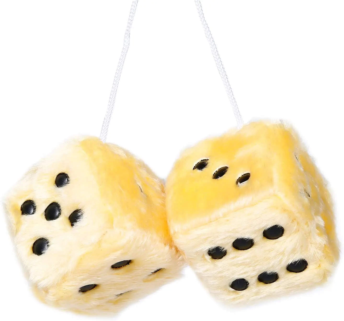 Custom Pair of Retro Square Mirror Hanging Couple Fuzzy Plush Dice with Dots for Car Interior Ornament Decoration
Custom Pair of Retro Square Mirror Hanging Couple Fuzzy Plush Dice with Dots for Car Interior Ornament Decoration