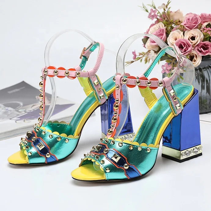 Women Sandals Block Heels Sandals Ladies Diamante Jewel Luxury Shoes Genuine Leather Sandals Femme Luxury Designer Big Size, Multi-color
Women Sandals Block Heels Sandals Ladies Diamante Jewel Luxury Shoes Genuine Leather Sandals Femme Luxury Designer Big Size, Multi-color