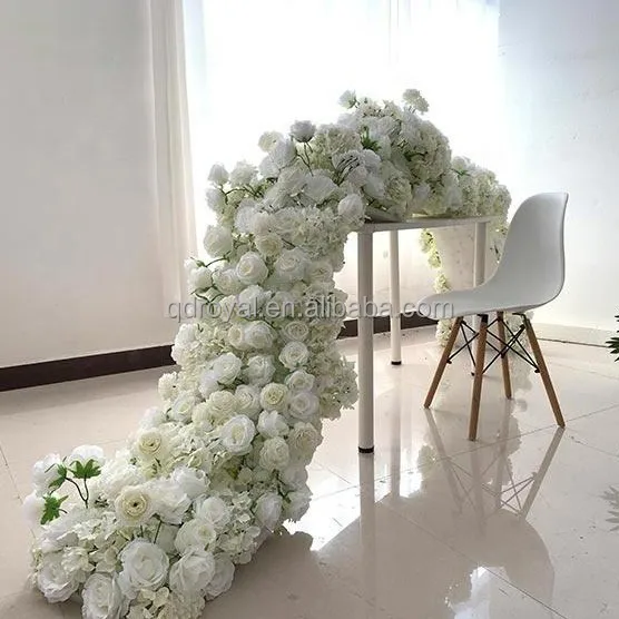 Wedding Reception Decor Artificial Flower Runner Long Flowers Rows Flower Table Runner
Wedding Reception Decor Artificial Flower Runner Long Flowers Rows Flower Table Runner