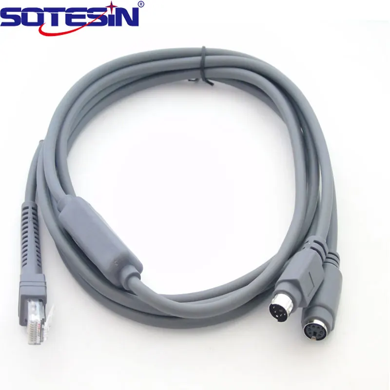 Guangdong manufacturer 2m 7ft Ps/2 Keyboard Wedge Barcode Scanner Cable for Symbol LS2208 LS4008I LS4208, Gray and customized
Guangdong manufacturer 2m 7ft Ps/2 Keyboard Wedge Barcode Scanner Cable for Symbol LS2208 LS4008I LS4208, Gray and customized