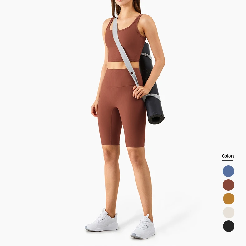 Custom Women Quick Dry Yoga Set 2 Piece Short Yoga Jumpsuit One Piece Yoga Suit Fitness Workout Gym Clothing, Picture shows
Custom Women Quick Dry Yoga Set 2 Piece Short Yoga Jumpsuit One Piece Yoga Suit Fitness Workout Gym Clothing, Picture shows